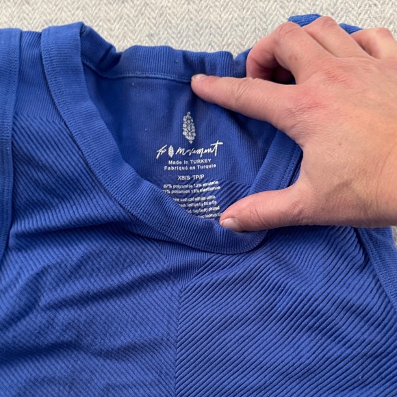 FP Movement by Free People Blue Crop Top - Picture 2 of 5